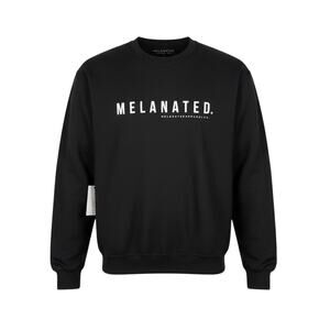 Melanated Apparel Co. Black Graphic Sweatshirt Size Large Made in USA NWT